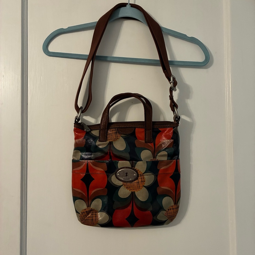 Fossil Keyper Crossbody Coated Canvas Bag - Picture 3 of 10